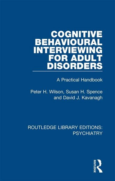 Produktbild: Cognitive Behavioural Interviewing for Adult Disorders