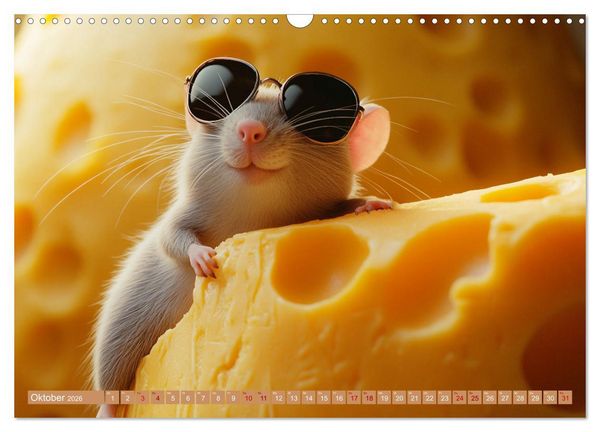 Produktbild: M&auml;use w&uuml;rden K&auml;se kaufen (Wandkalender 2026 DIN A3 quer), CALVENDO Monatskalender