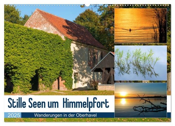 Stille Seen um Himmelpfort (Wandkalender 2025 DIN A2 quer), CALVENDO Monatskalender