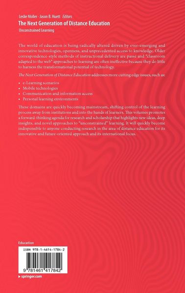 Produktbild: The Next Generation of Distance Education