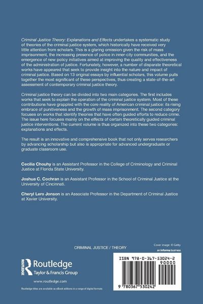 Produktbild: Criminal Justice Theory, Volume 26