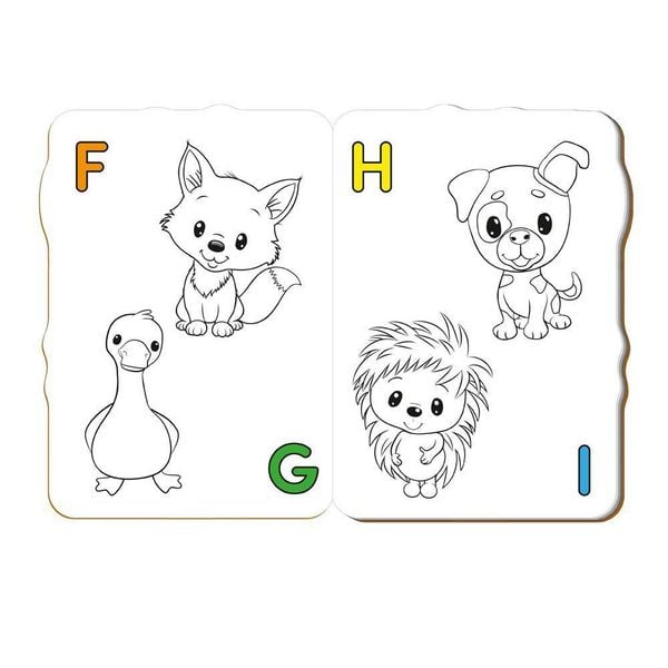 Produktbild: TR&Ouml;TSCH - ABC-Malbuch Zum Schulstart Tierfreunde