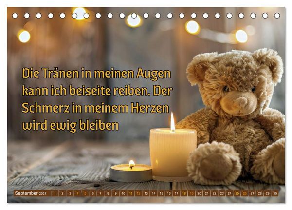Produktbild: Trost - in stillen Momenten (Tischkalender 2027 DIN A5 quer), CALVENDO Monatskalender