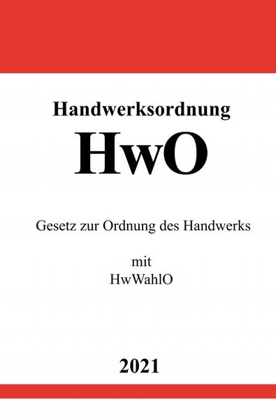 Produktbild: Handwerksordnung (HwO)