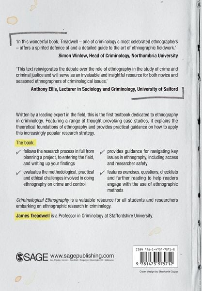 Produktbild: Criminological Ethnography