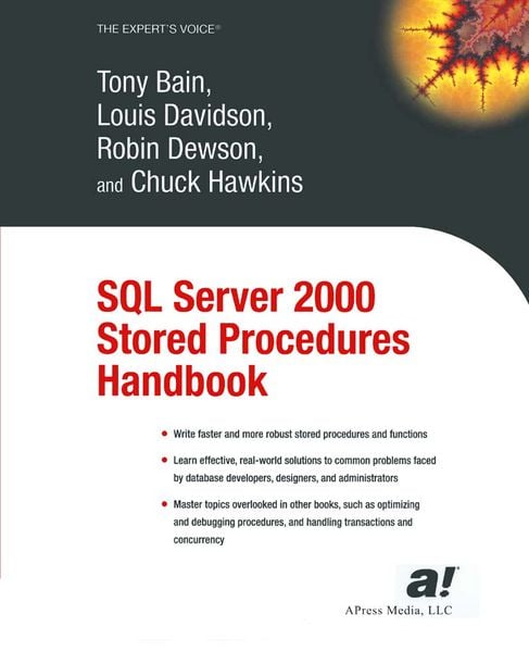 Produktbild: SQL Server 2000 Stored Procedures Handbook