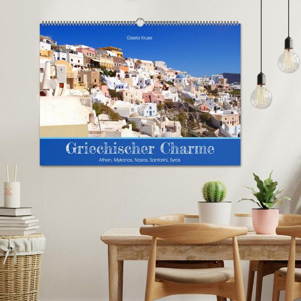Produktbild: Griechischer Charme (Wandkalender 2026 DIN A2 quer), CALVENDO Monatskalender