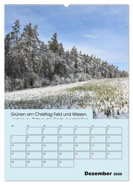 Produktbild: Wetter-Regeln der Bauern (hochwertiger Premium Wandkalender 2026 DIN A2 hoch), Kunstdruck in Hochglanz