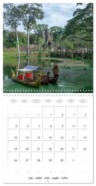 Produktbild: ANGKOR, TEMPLE IN THE JUNGLE (Wall Calendar 2027 12 &times; 12 Inch) CALVENDO 12 Month Wall Calendar