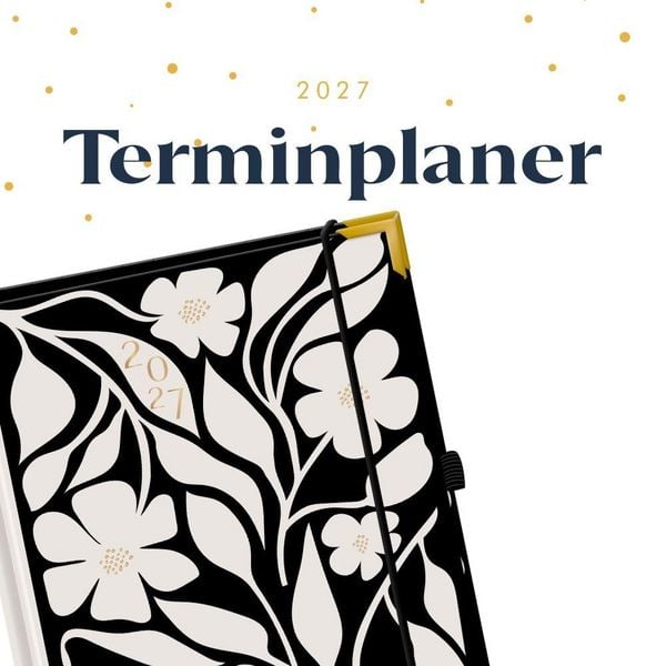Produktbild: Terminplaner A5 Premium 2027 Blumen