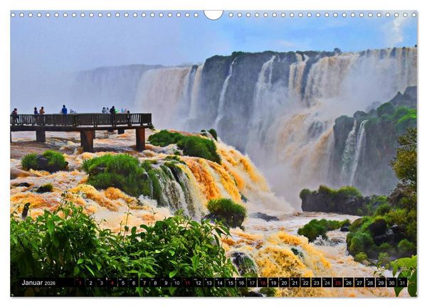 Produktbild: Brasilien - das gr&ouml;&szlig;te Land S&uuml;damerikas (Wandkalender 2026 DIN A3 quer), CALVENDO Monatskalender