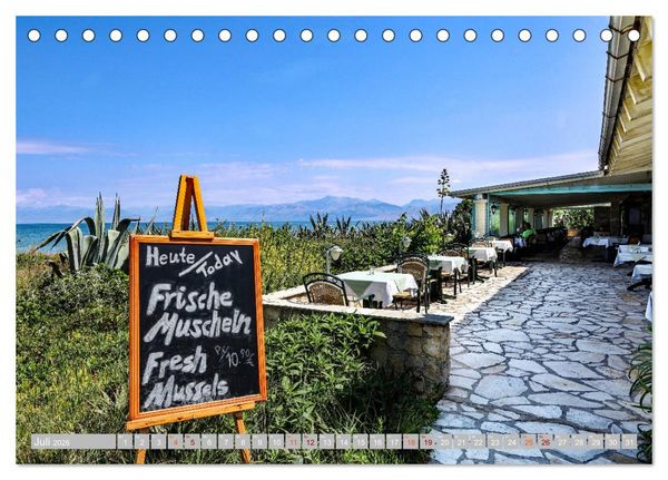 Produktbild: Erholung auf Korfu im St. Georg's Bay Country Club (Tischkalender 2026 DIN A5 quer), CALVENDO Monatskalender