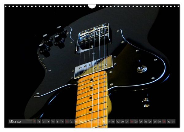 Produktbild: Gitarren Snapshots (Wandkalender 2026 DIN A3 quer), CALVENDO Monatskalender