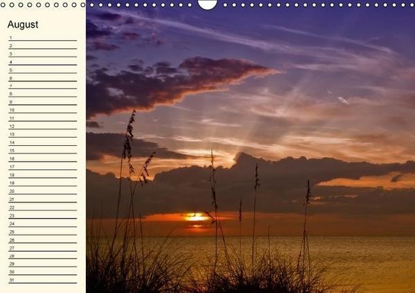 Produktbild: Immerw&auml;hrender Geburtstagskalender &ndash; Beautiful Sunsets (Wandkalender immerw&auml;hrend DIN A3 quer)