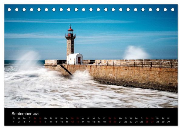 Produktbild: Portugisische Landschaften (Tischkalender 2026 DIN A5 quer), CALVENDO Monatskalender