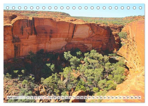 Produktbild: Australien - "Nur wo Du zu Fu&szlig; warst, bist Du wirklich gewesen" (Tischkalender 2026 DIN A5 quer), CALVENDO Monatskalender