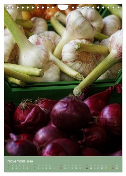 Produktbild: Nat&uuml;rliche Kost - Gesund essen 2026 (Wandkalender 2026 DIN A4 hoch), CALVENDO Monatskalender