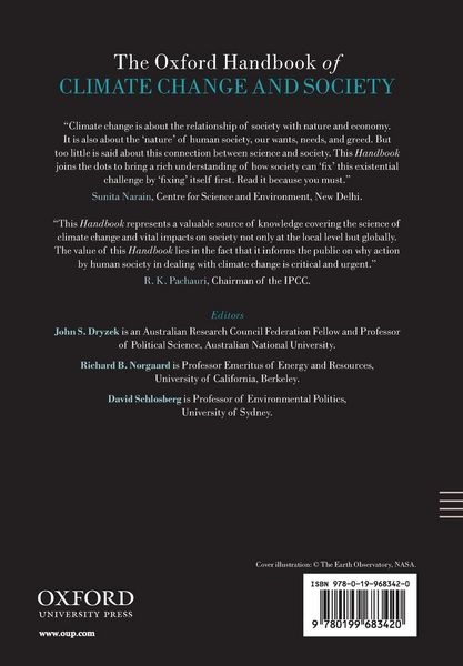 Produktbild: Oxford Handbook of Climate Change and Society