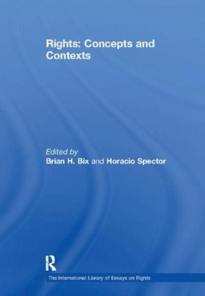 Produktbild: Rights: Concepts and Contexts