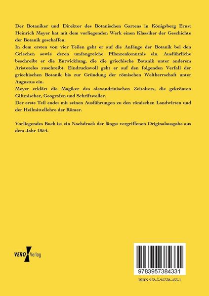 Produktbild: Geschichte der Botanik