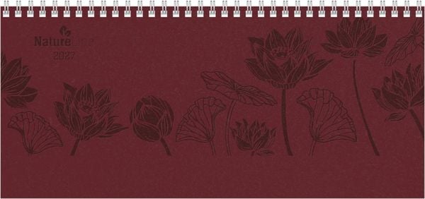 Produktbild: Tisch-Querkalender Nature Line Flower 2027