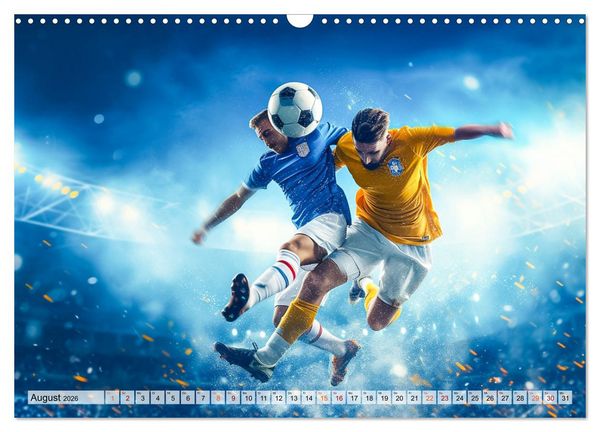 Produktbild: Fussball - Zweikampf (Wandkalender 2026 DIN A3 quer), CALVENDO Monatskalender