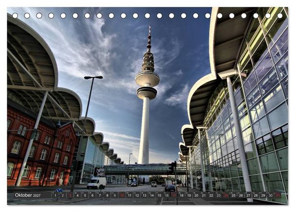 Produktbild: Stadt Hamburg (Tischkalender 2027 DIN A5 quer), CALVENDO Monatskalender
