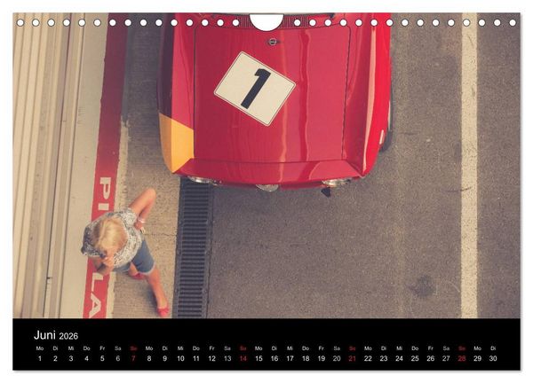Produktbild: Vintage Racing, historischer Motorsport (Wandkalender 2026 DIN A4 quer), CALVENDO Monatskalender