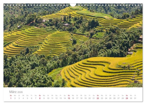 Produktbild: Vietnam - Der Norden (Wandkalender 2026 DIN A3 quer), CALVENDO Monatskalender