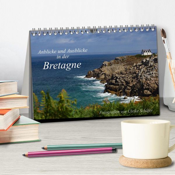 Produktbild: Anblicke und Ausblicke in der Bretagne (Tischkalender 2026 DIN A5 quer), CALVENDO Monatskalender