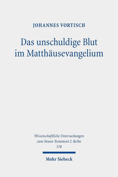 Produktbild: Das unschuldige Blut im Matth&auml;usevangelium
