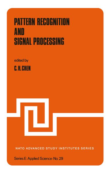 Produktbild: Pattern Recognition and Signal Processing