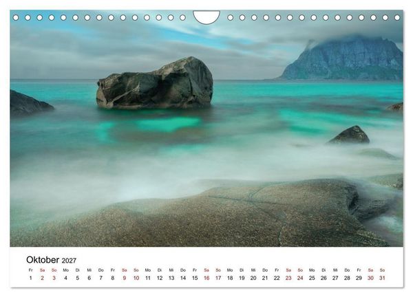 Produktbild: Atemberaubende Natur der Lofoten (Wandkalender 2027 DIN A4 quer), CALVENDO Monatskalender