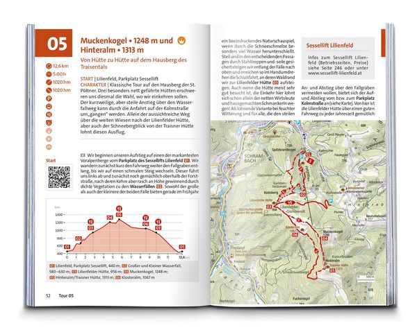 KOMPASS Wanderführer Wiener Hausberge, 60 Touren mit Extra-Tourenkarte