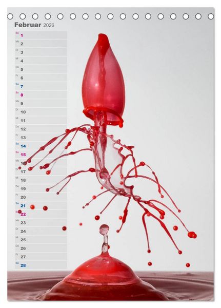 Produktbild: Farbenfreudig (Tischkalender 2026 DIN A5 hoch), CALVENDO Monatskalender