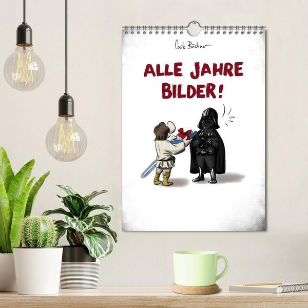 Produktbild: Carlo B&uuml;chner ALLE JAHRE BILDER! (Wandkalender 2026 DIN A4 hoch), CALVENDO Monatskalender