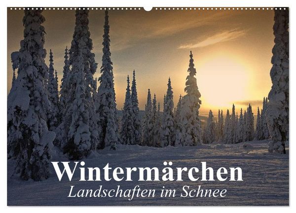 Produktbild: Winterm&auml;rchen Landschaften im Schnee (Wandkalender 2026 DIN A2 quer), CALVENDO Monatskalender