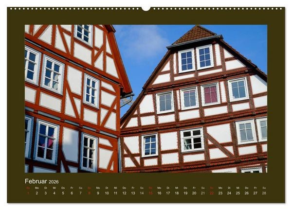 Produktbild: Fachwerk in Nordhessen (hochwertiger Premium Wandkalender 2026 DIN A2 quer), Kunstdruck in Hochglanz