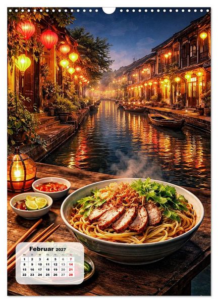 Produktbild: Vietnam - Eine Schlemmerreise durchs Land des aufsteigenden Drachen (Wandkalender 2027 DIN A3 hoch), CALVENDO Monatskalender