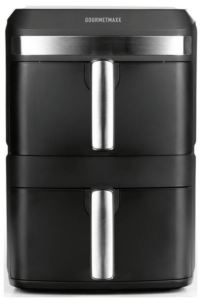 Produktbild: GourmetMaxx 16818 Hei&szlig;luft-Fritteuse 12l 2800W Antihaftbeschichtung, BPA-frei, Cool-Touch-Geh&auml;use, digitaler Timer, Grillfunktion