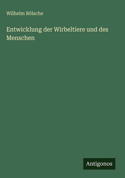Produktbild: Entwicklung der Wirbeltiere und des Menschen