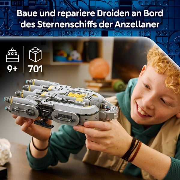 Produktbild: LEGO Star Wars 75445 Sternenschiff der Anzellaner, Modellbau f&uuml;r Kinder