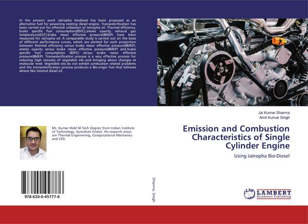 Produktbild: Emission and Combustion Characteristics of Single Cylinder Engine