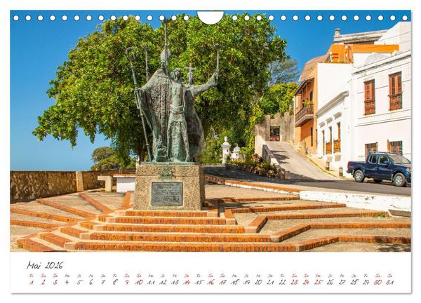 Produktbild: San Juan - Inselstadt in der Karibik (Wandkalender 2026 DIN A4 quer), CALVENDO Monatskalender