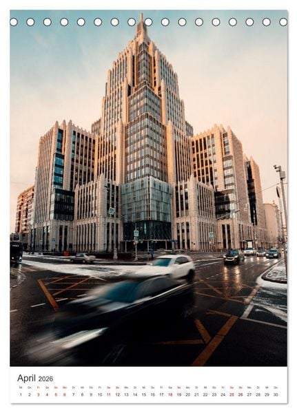 Produktbild: Moskau - Zwischen Oka und Wolga. (Tischkalender 2026 DIN A5 hoch), CALVENDO Monatskalender