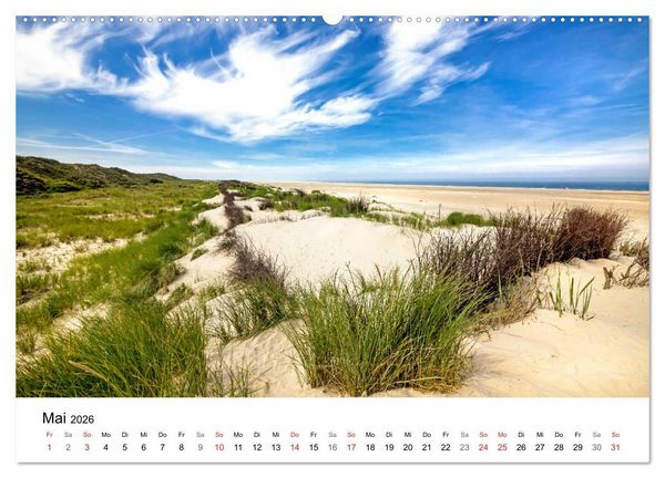 Produktbild: Borkum - Inselblicke (Wandkalender 2026 DIN A2 quer), CALVENDO Monatskalender