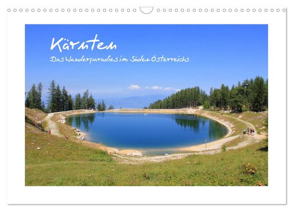 Kärnten - Das Wanderparadies im Süden Österreichs (Wandkalender 2024 DIN A3 quer), CALVENDO Monatskalender