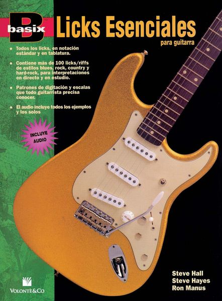 Produktbild: Hall, S: Basix Essential Licks for Guitar