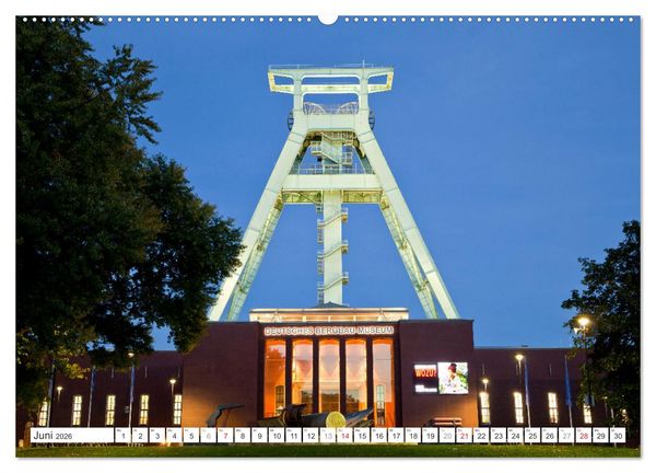 Produktbild: Die Zechen im Ruhrpott (hochwertiger Premium Wandkalender 2026 DIN A2 quer), Kunstdruck in Hochglanz