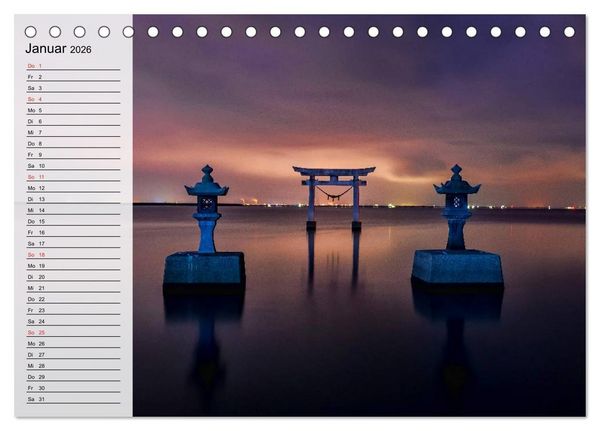 Produktbild: Japan. Im Land der aufgehenden Sonne (Tischkalender 2026 DIN A5 quer), CALVENDO Monatskalender